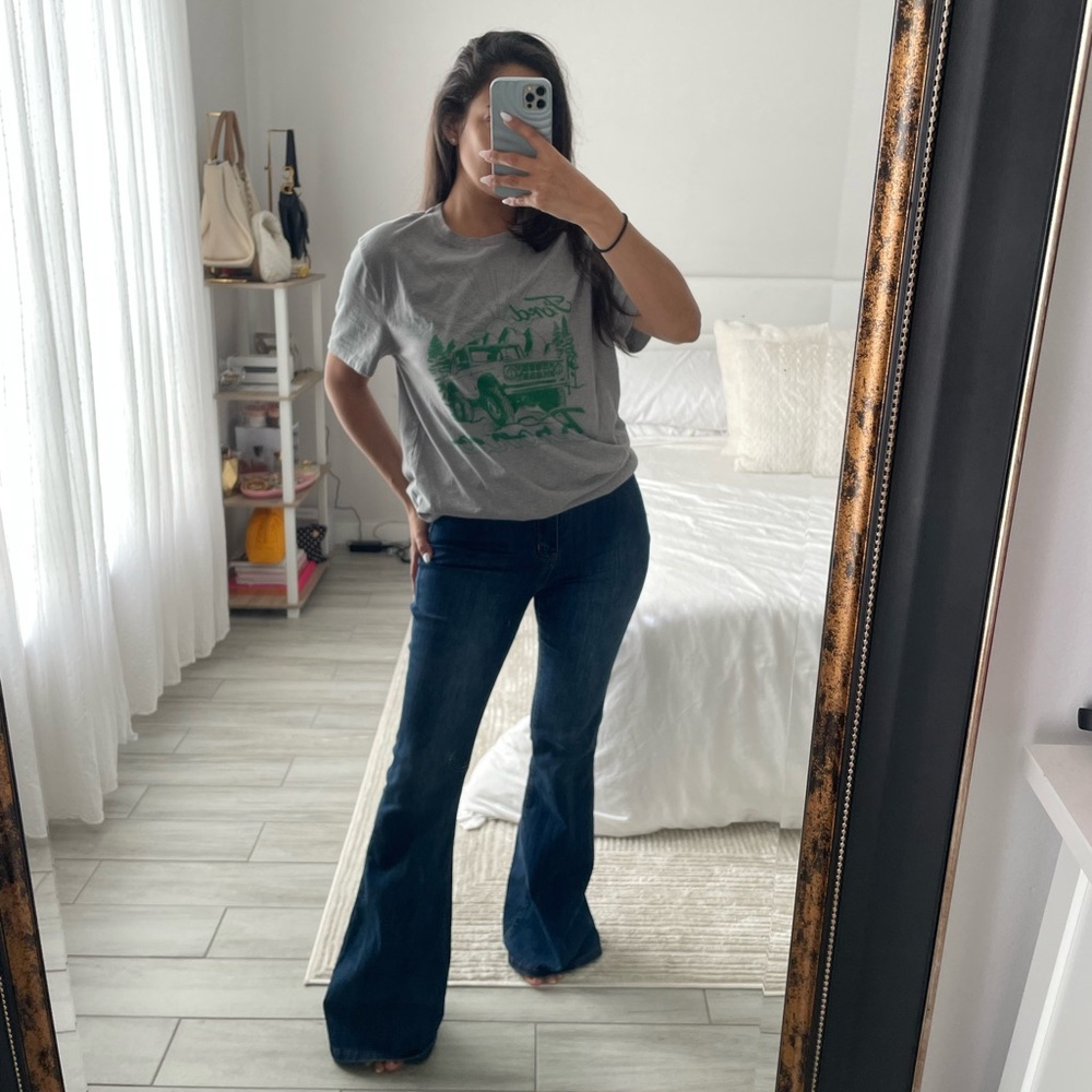 Ford Gray & Green Graphic Short Sleeve Tee